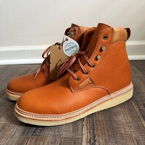 Olukai Mens Kilakila Waterproof Boots Coconut Husk Brown Leather Chukka 10.5